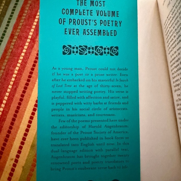 🦋The Collected Poems by Marcel Proust dual language French English 🦋 - Picture 2 of 8